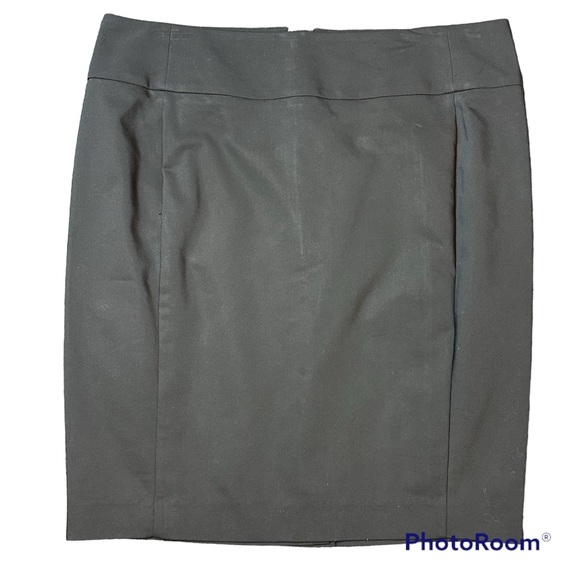 The Torie Skirt black midi skirt with zip back size 12 - Picture 1 of 6